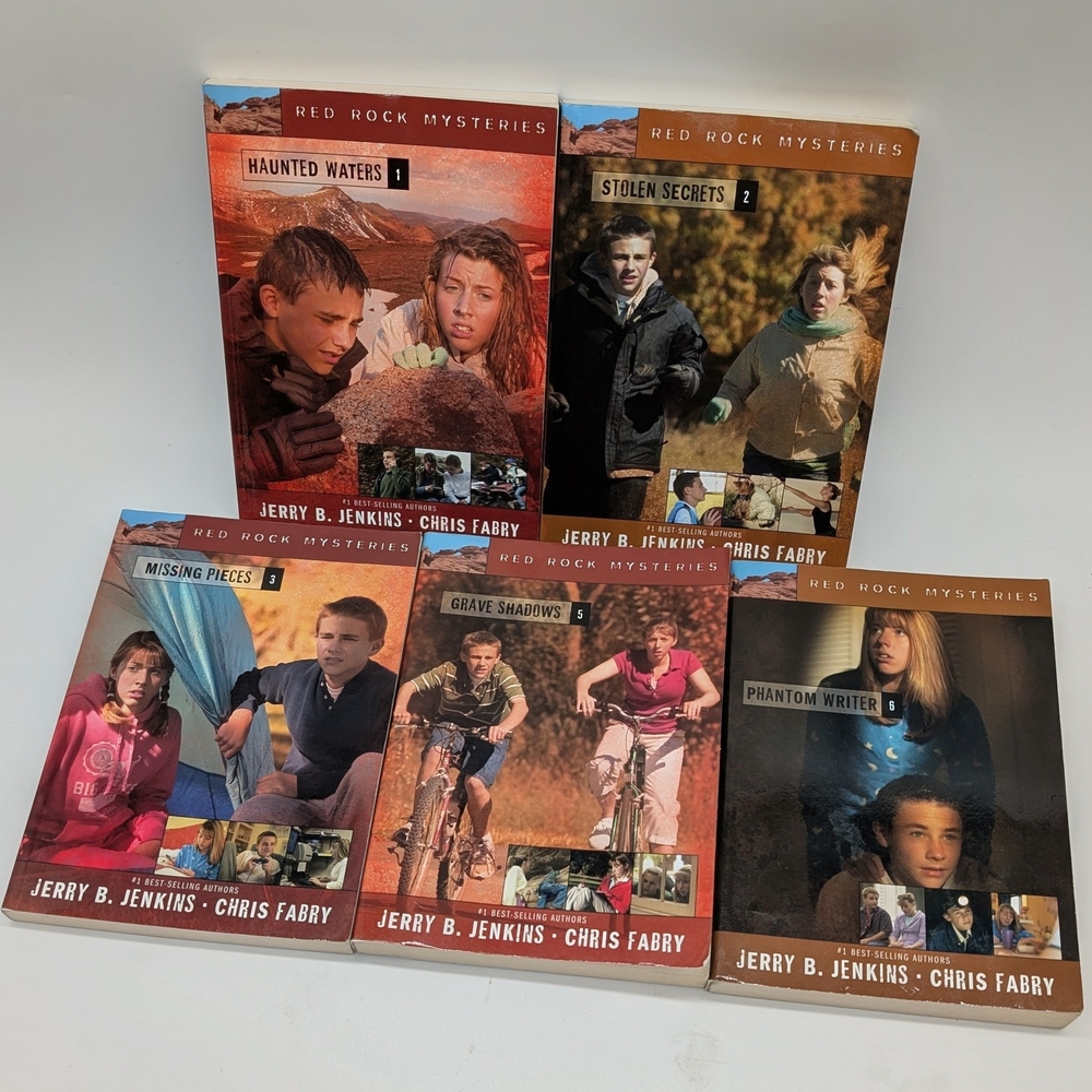 Lot Of Five Red Rock Mysteries Book Club Set For Children Ages 8-12